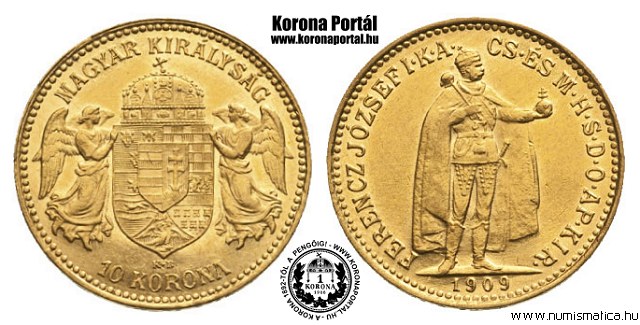 1909-es 10 korona - (1909 10 korona)