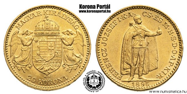 1896-os 20 korona - (1896 20 korona)