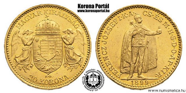 1899-es 20 korona - (1899 20 korona)