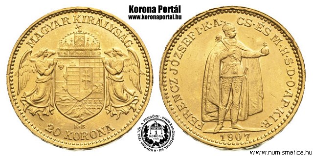 1907-es 20 korona - (1907 20 korona)