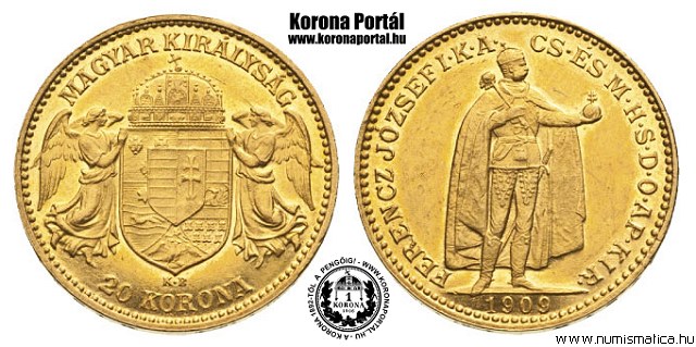 1909-es 20 korona - (1909 20 korona)
