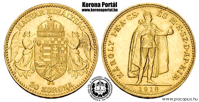 1918-as 20 korona IV. Kroly - (1918 20 korona)