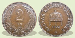 1903-as 2 fillér - (1903 2 fillér)