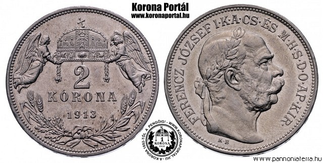 1913-as 2 korona - (1913 2 korona)