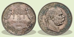 1907-es 5 korona - (1907 5 korona)